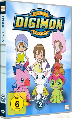 Digimon Adventure - Staffel 1 - Volume 2 - Episode 19-36 [3DVD]