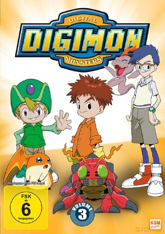 Digimon Adventure - Staffel 1 - Volume 3 - Episode 37-54 [3DVD]