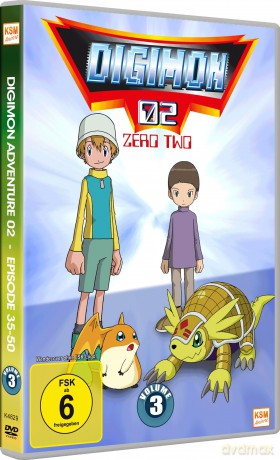 Digimon Adventure - Staffel 2 - Volume 3 - Episode 35-50 [3DVD]