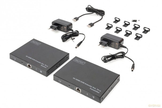 DIGITUS 4K HDMI KVM Extender Set, 70m