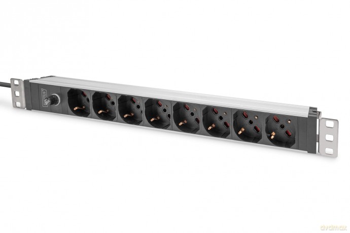 DIGITUS 8-Fach Steckdosenleiste 1HE PDU,
