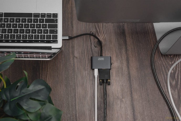 DIGITUS Adapter USB-C St. -> VGA Bu./Min