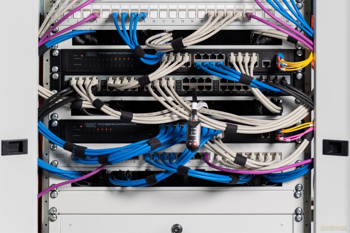 DIGITUS Blindabdeckung 1HE grau