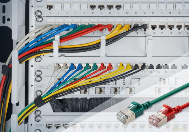 DIGITUS CAT 6 F/FTP Patchkabel, 7m, grau
