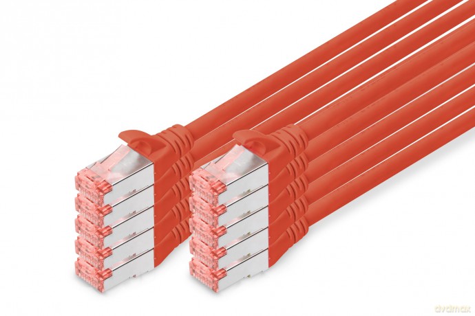 DIGITUS CAT 6 S/FTP Patchkabel, 10 Stźck