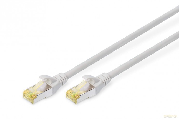 DIGITUS CAT 6A S/FTP Patchkabel, 1,5m, g