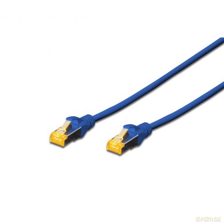 DIGITUS CAT 6A S/FTP Patchkabel, 5m, bla