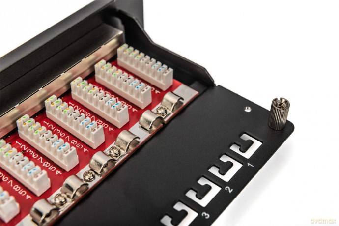 DIGITUS Cat.6A Patch Panel, geschirmt, 1