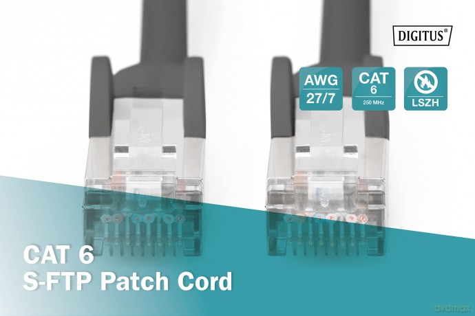 DIGITUS CAT6 RJ45 S/FTP Patchkabel 10,0m