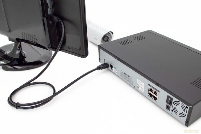 DIGITUS HDMI Anschlusskabel TypA StSt 5.
