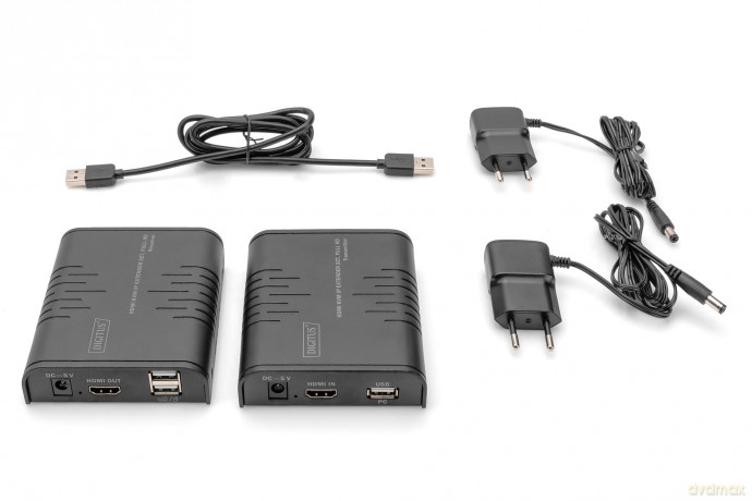 DIGITUS HDMI KVM IP Extender Set, Full H