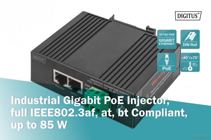DIGITUS Injektor PoE Industrial Gigabit