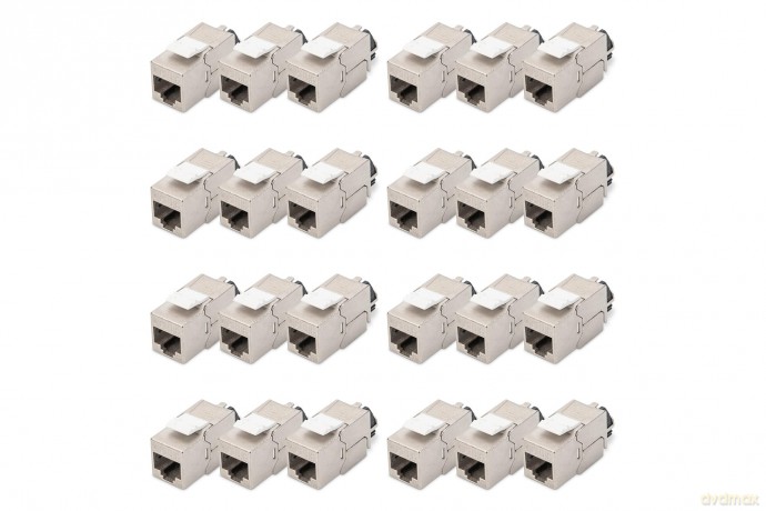 DIGITUS Keystone Jack Cat6a, Set 24 Stźc
