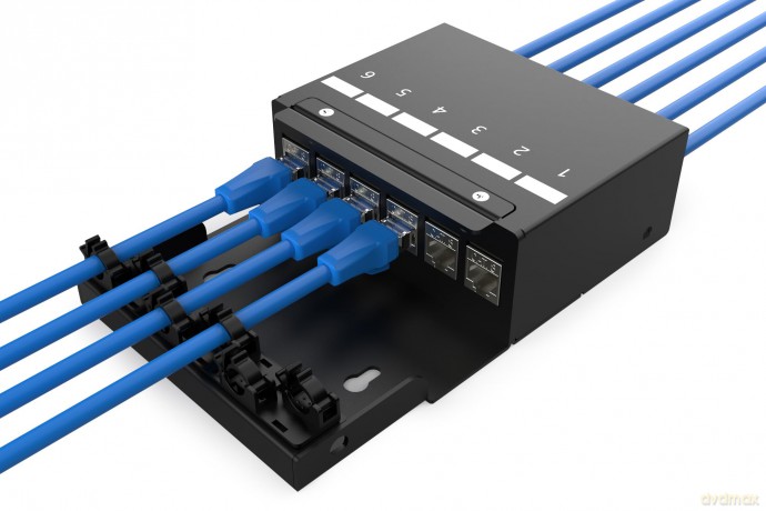 DIGITUS Konsolidierungspunkt-Box 6Ports