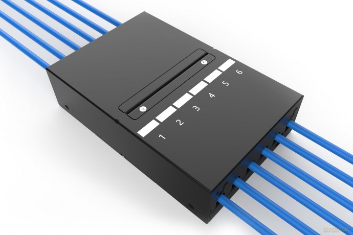 DIGITUS Konsolidierungspunkt-Box 6Ports