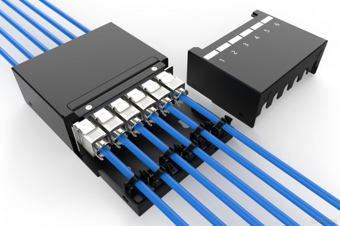 DIGITUS Konsolidierungspunkt-Box 6Ports