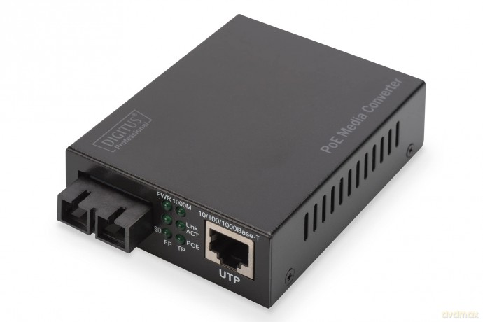 DIGITUS Konverter Gigabit PoE Singlem.Me
