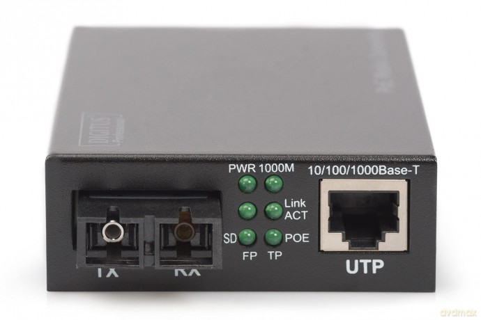 DIGITUS Konverter Gigabit PoE Singlem.Me