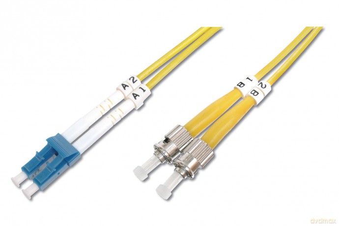 DIGITUS LWL Patchkabel LC -> ST 3.00m Si