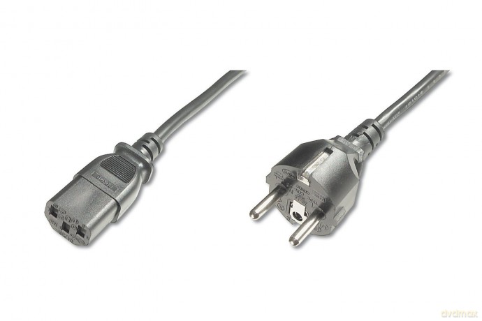 DIGITUS Netzanschlusskabel, 1,8m, Schuko