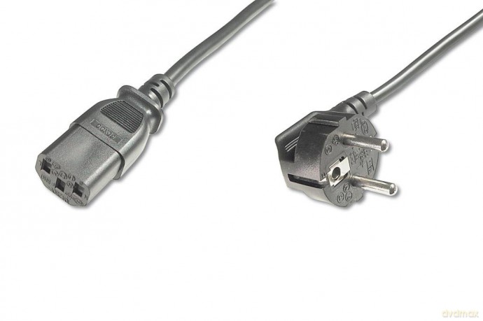 DIGITUS Netzkabel, 1,8m, schwarz