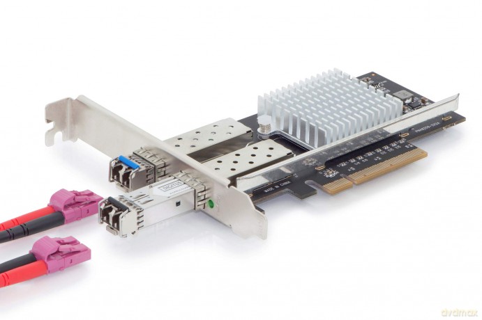 DIGITUS Netzwerkkarte SFP 2 Port 10G PCI