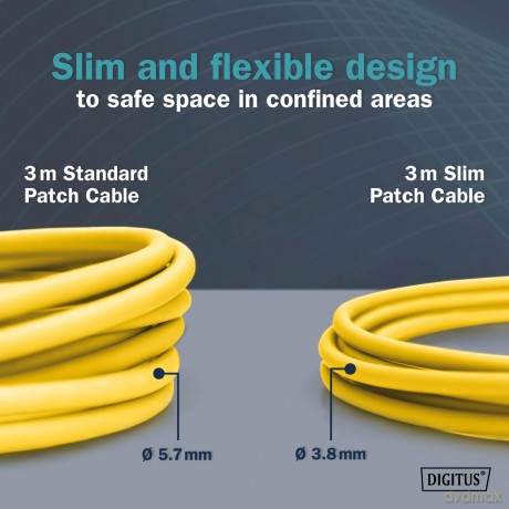 DIGITUS Patchkabel CAT 6A FFTP Slim 1,00