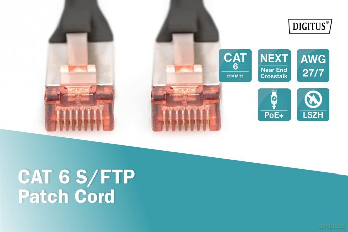DIGITUS Patchkabel Cat6 S/FTP 2xRJ45 3