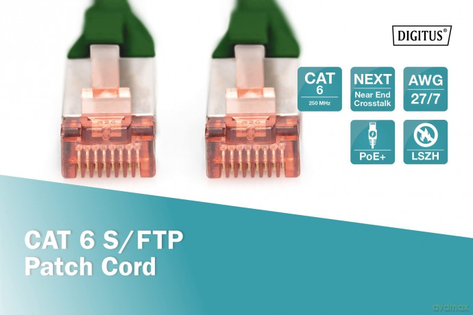 DIGITUS Patchkabel Cat6 S/FTP 2xRJ45 5