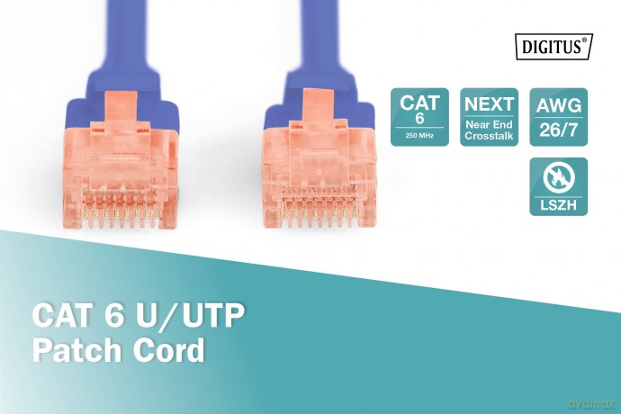 DIGITUS Patchkabel Cat6 UUTP 2xRJ45 5.0m