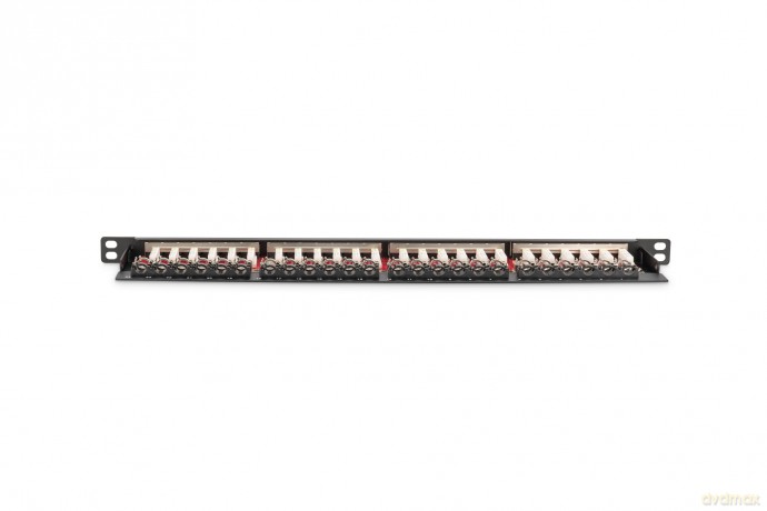 DIGITUS Patchpanel 0,5HE 24-Port Cat6a