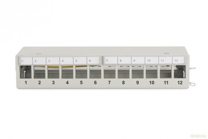 DIGITUS Patchpanel 1HE 12-Port Modular D
