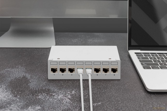 DIGITUS Patchpanel 8-Port Modular