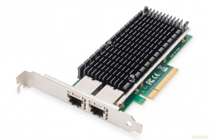 DIGITUS PCI Expr Card 2x Cat6a RJ45 High