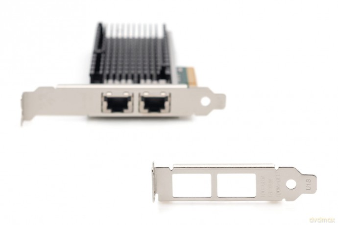 DIGITUS PCI Expr Card 2x Cat6a RJ45 High