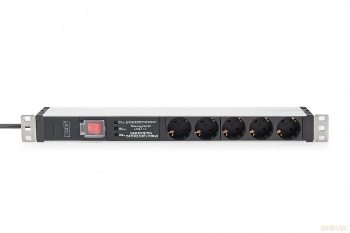 DIGITUS PDU 1HE 5x Schuko 16A Ausgnge 2