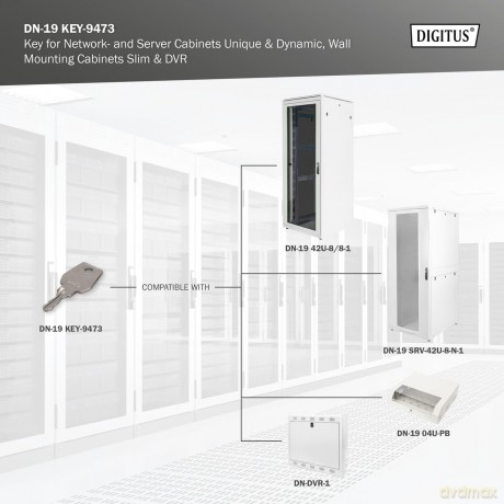DIGITUS Schlźssel fźr Netzwer-,Server- u
