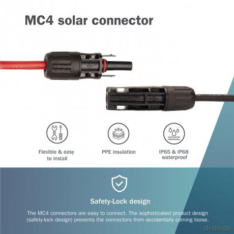 DIGITUS Solar Verlngerungskabel 2x1m 15