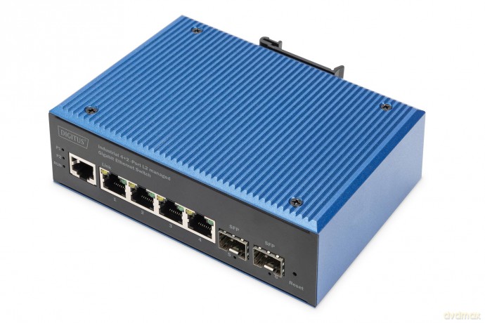 DIGITUS Switch 4+2 -Port L2 managed Giga