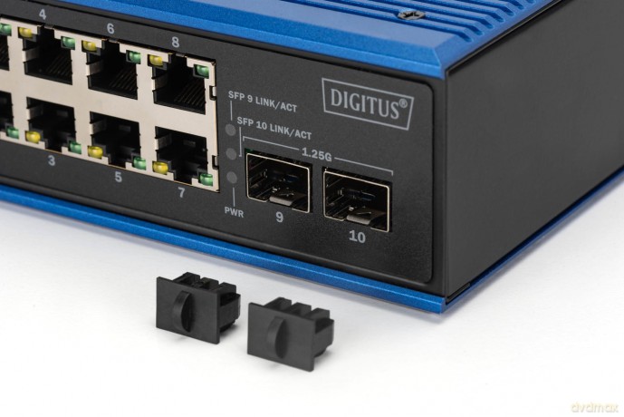 DIGITUS Switch 8 + 2 -Port Gigabit Ethe