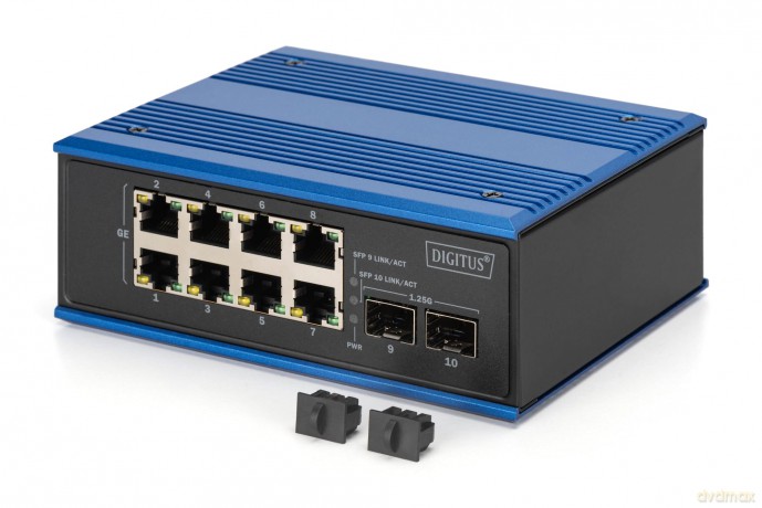 DIGITUS Switch 8 + 2 -Port Gigabit Ethe