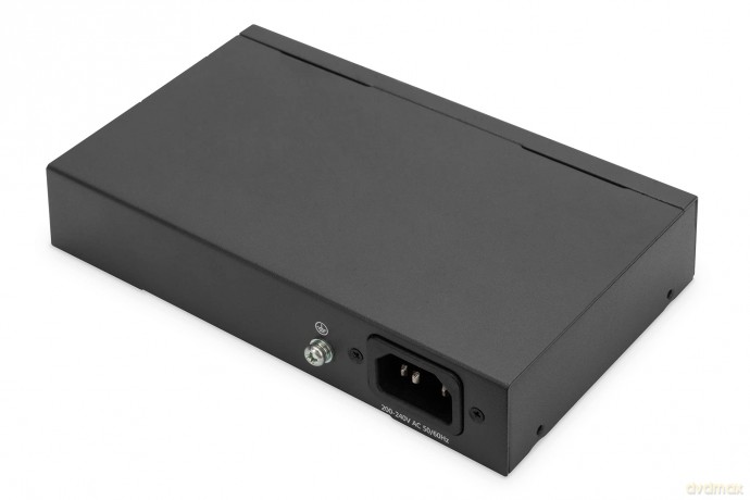 DIGITUS Switch 8+2Port 10/100 30W FE P