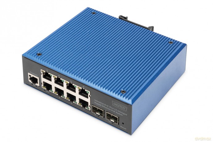 DIGITUS Switch 8+2-Port L2 managed Gigab