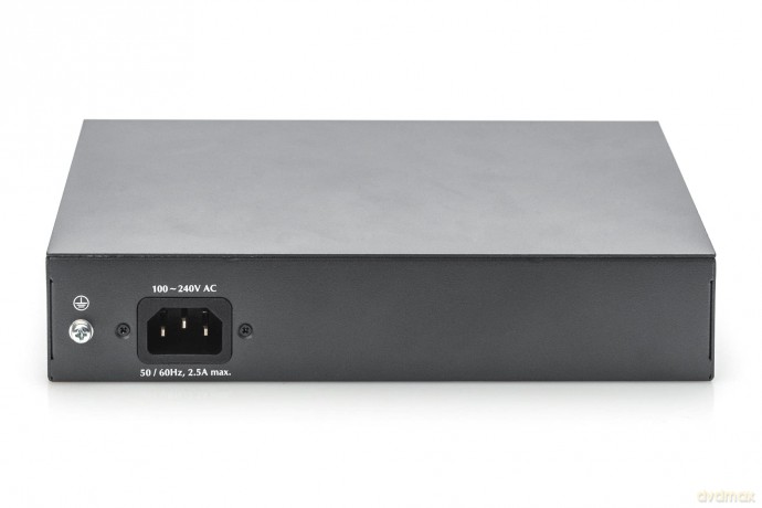 DIGITUS Switch 8-Port Gigabit 180W PoE