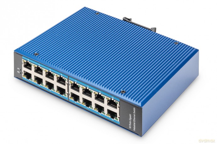 DIGITUS Switch Ind. 16-Port Gigabit