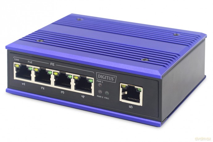DIGITUS Switch Ind. 4-Port 10/100 30W