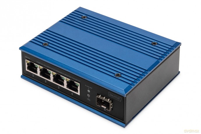 DIGITUS Switch Ind. 4-Port Gigabit 30W