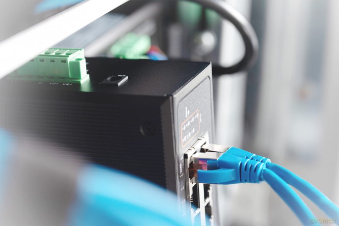 DIGITUS Switch Ind. 7-Port Gigabit 30W P