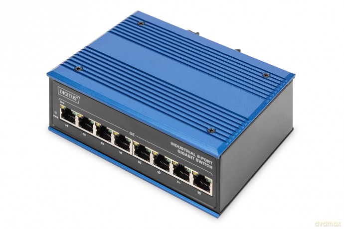 DIGITUS Switch Ind. 8-Port Gigabit