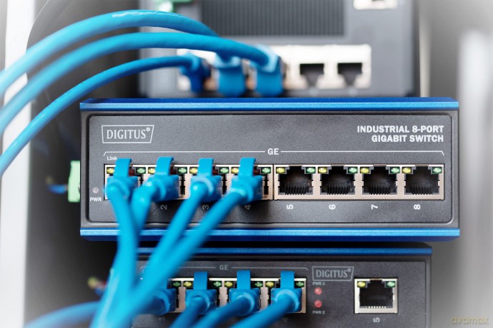 DIGITUS Switch Ind. 8-Port Gigabit
